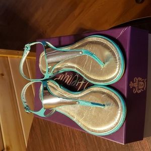 Fergie Footwear Turquoise Sandals